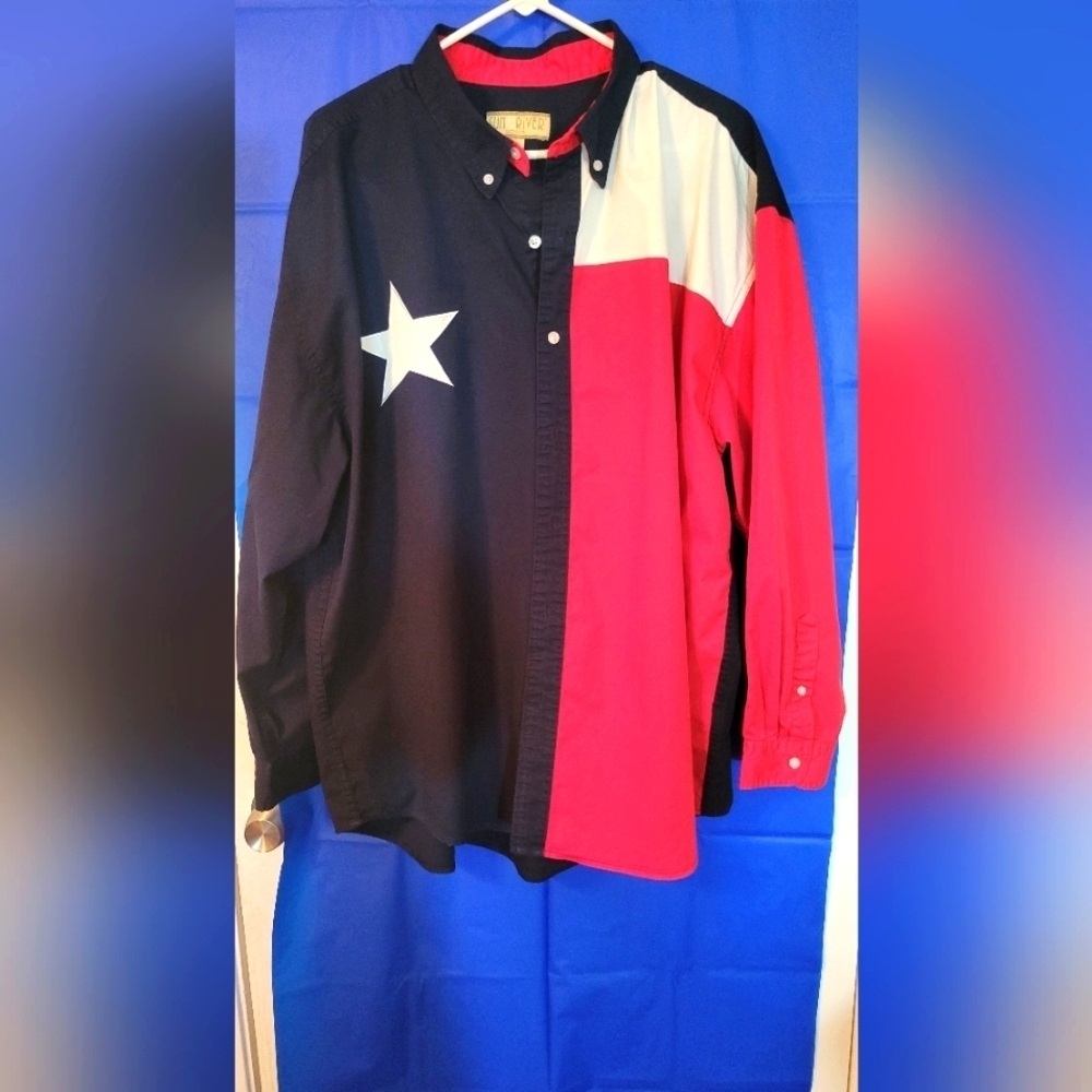Mens Lone Star State Long sleeves shirt XXL - Picture 1 of 9